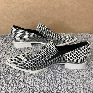 Vic Matie metallic woven loafer